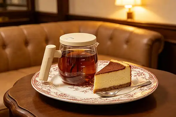 Are self-stirring clear glass coffee cups safe to use?